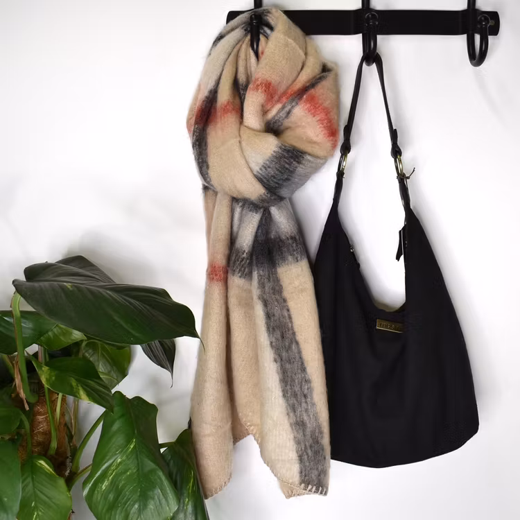 Halsduk Mönstrad BEIGE