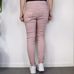 Stretchig Byxa Signe SOFT PINK - Mix By Heart