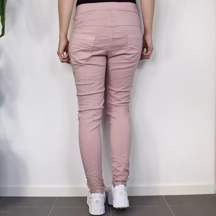 Stretchig Byxa Signe SOFT PINK - Mix By Heart