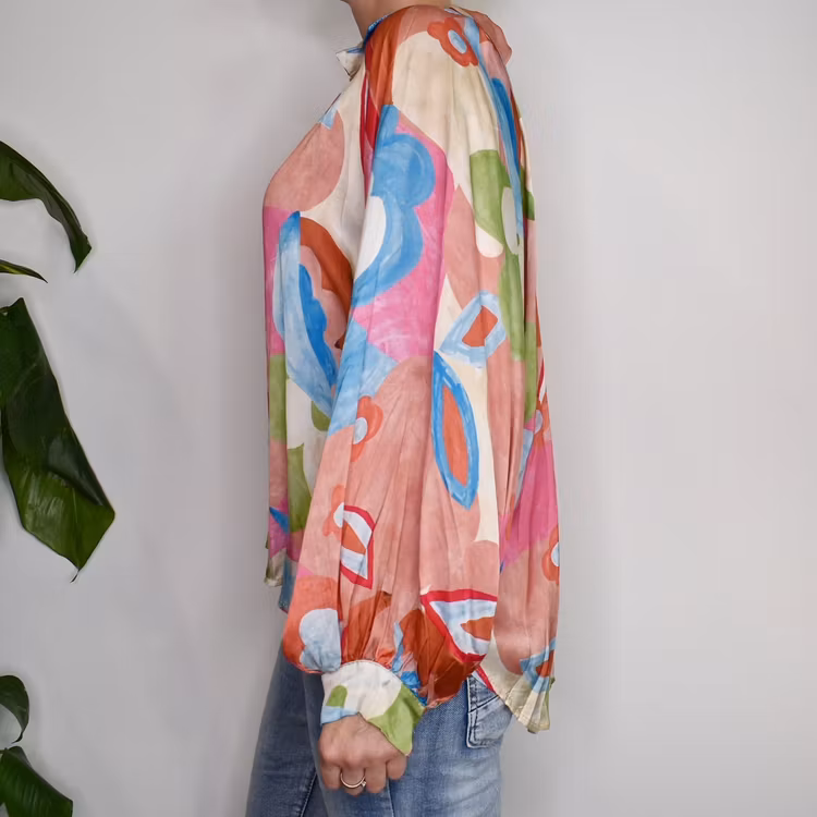 Blus Storblommig ROSA
