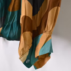 Blus Kira Retro TURKOS - Nowomanslabel