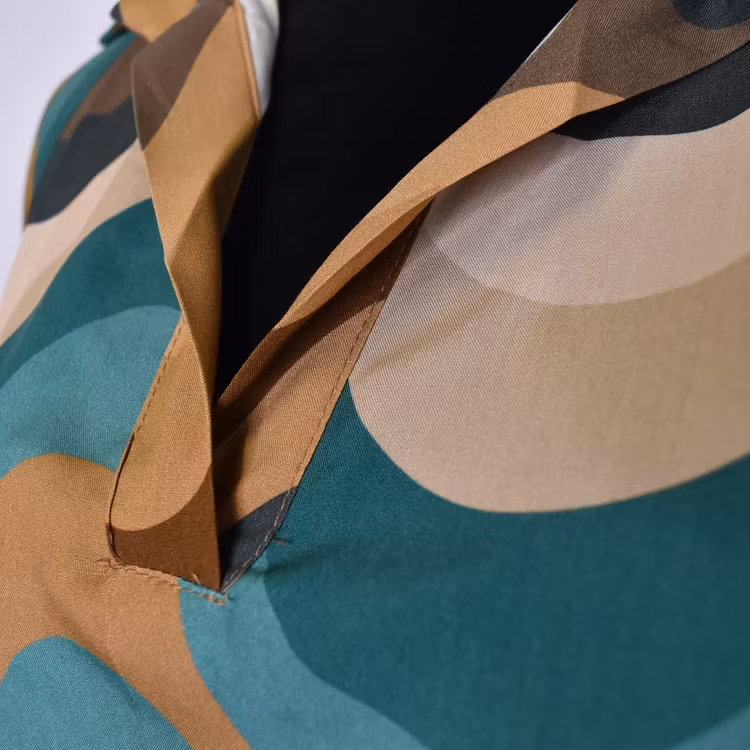 Blus Kira Retro TURKOS - Nowomanslabel