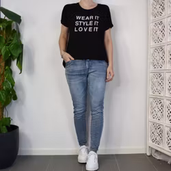 Jeans Jogger med resårmidja LJUS DENIM - Newplay