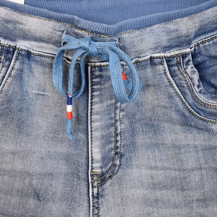 Jeans Jogger med resårmidja LJUS DENIM - Newplay