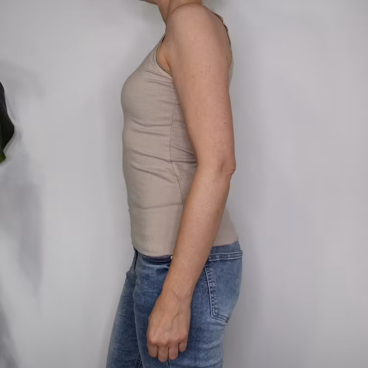 Linne med Spets NUDE