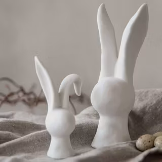 Bunny Decor Stor VIT - Majas Cottage