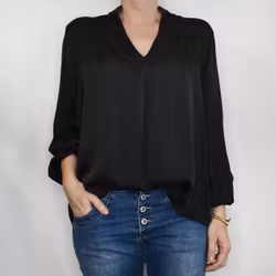 Blus Tyra SVART - Nowomanslabel