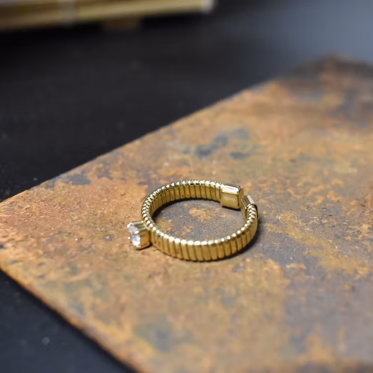 Ring Glitter GULD - Lolo&Yaya