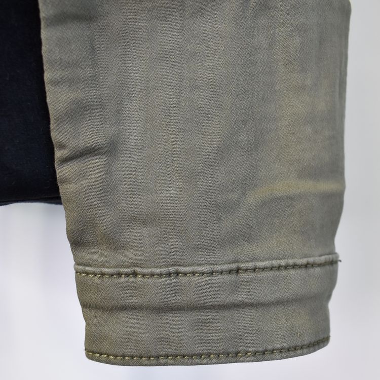 Jeansjacka med knappar MÖRK KAKI - Place du Jour