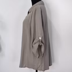 Skjorta Tone linnemix TAUPE - Mix By Heart