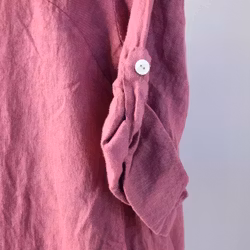 Skjortklänning med fickor FUSCHIA