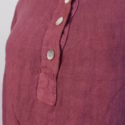 Skjortklänning med fickor FUSCHIA