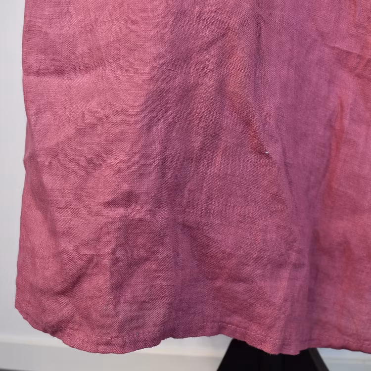 Skjortklänning med fickor FUSCHIA