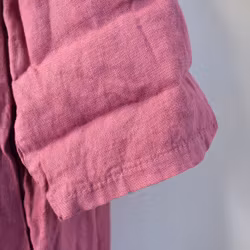 Skjortklänning med fickor FUSCHIA
