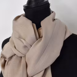 Sjal Kashmir-mix TAUPE
