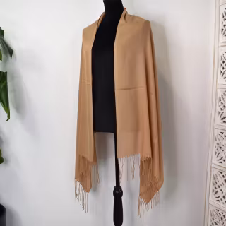 Sjal Kashmir-mix CAMEL