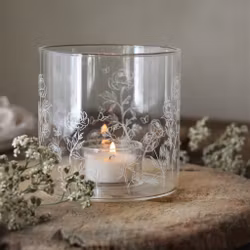 Glaslykta Blossoms & Butterflies - Majas Cottage
