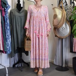 Bohoklänning Mönstrad ROSA