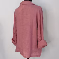 Linneskjorta Amalia FUSCHIA - Stajl Agenturer