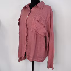 Linneskjorta Amalia FUSCHIA - Stajl Agenturer