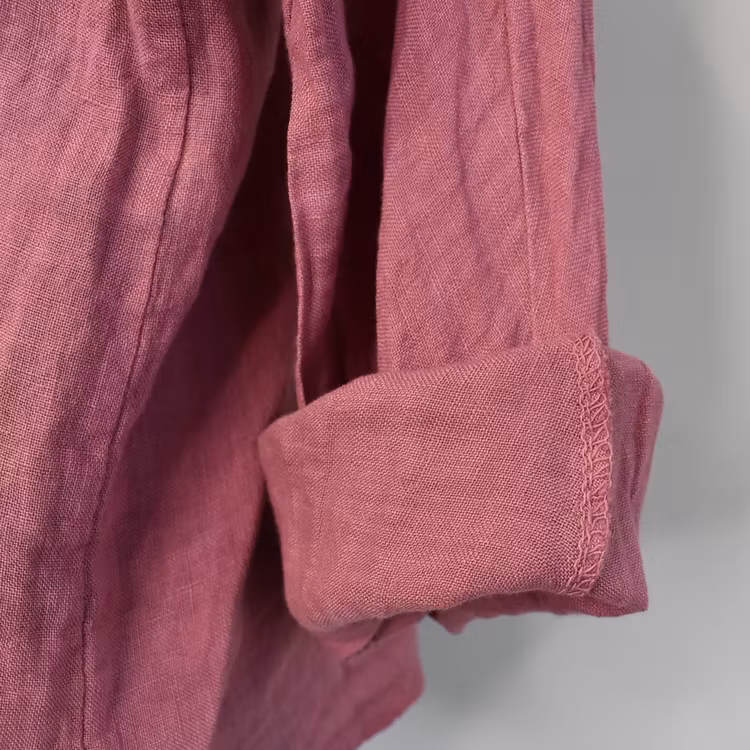Linneskjorta Amalia FUSCHIA - Stajl Agenturer