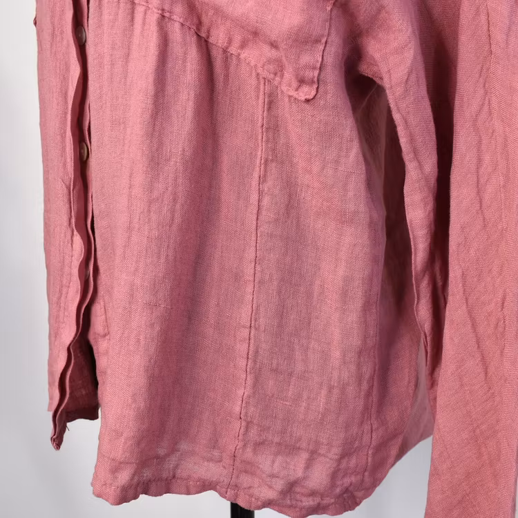 Linneskjorta Amalia FUSCHIA - Stajl Agenturer