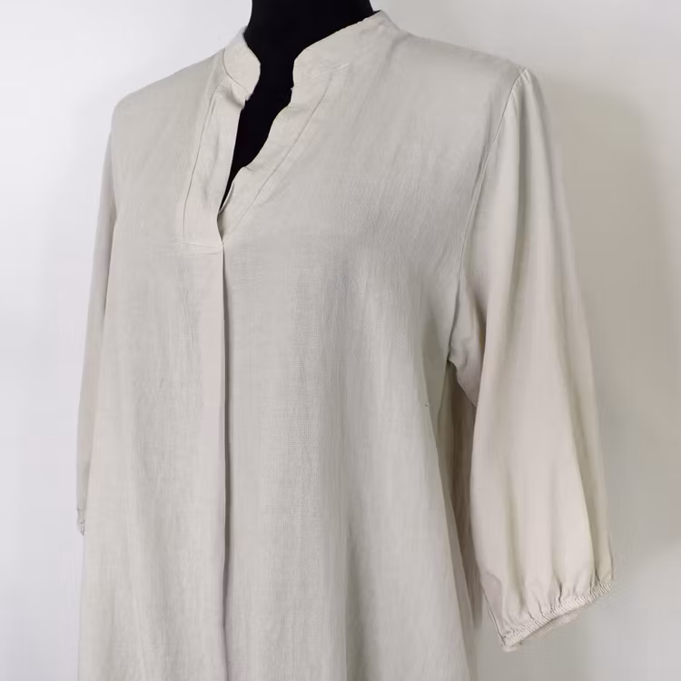 Klänning Adelia linnemix BEIGE - Mix By Heart