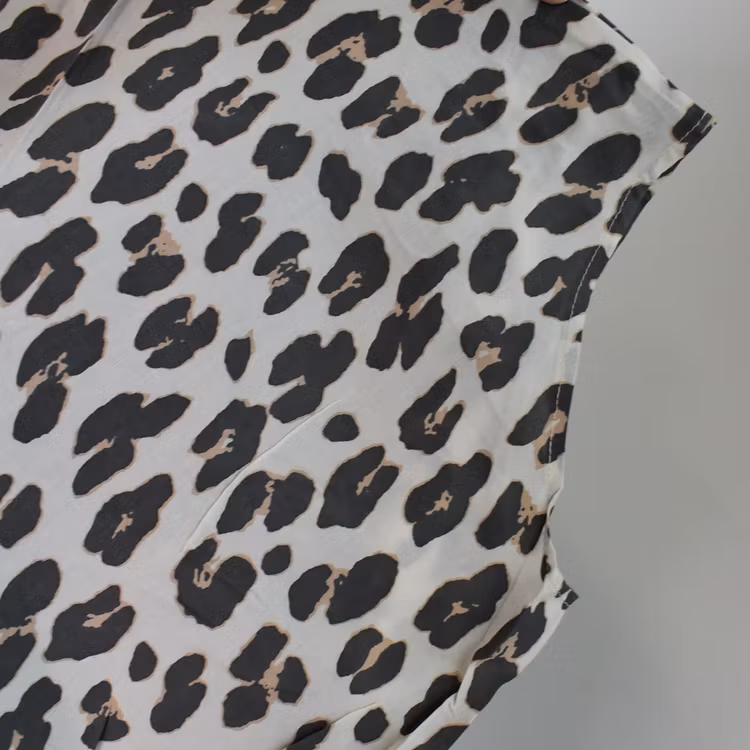 Kaftan Camelia Leopard CREAM - CoconutMilk by Stajl