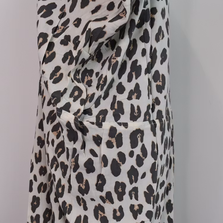 Kaftan Camelia Leopard CREAM - CoconutMilk by Stajl