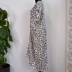 Kaftan Camelia Leopard CREAM - CoconutMilk by Stajl