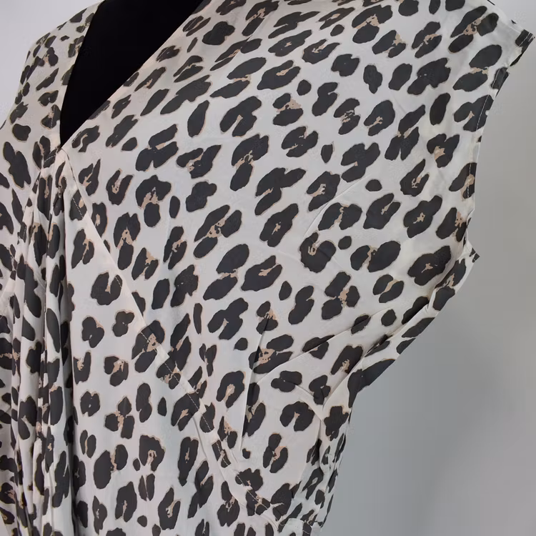 Kaftan Camelia Leopard CREAM - CoconutMilk by Stajl