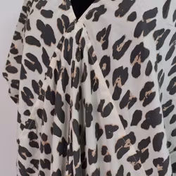 Kaftan Camelia Leopard CREAM - CoconutMilk by Stajl