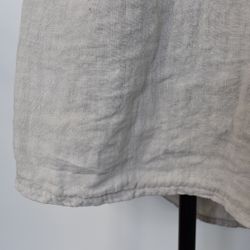 Linne/Ärmlös topp BEIGE
