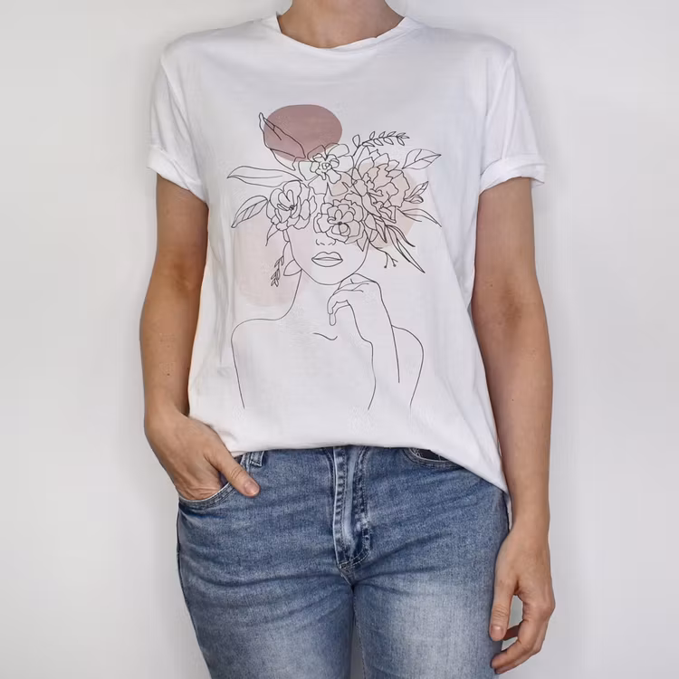 T-shirt Flower ROSA