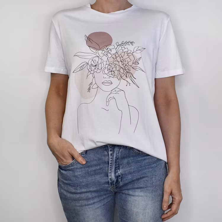 T-shirt Flower ROSA