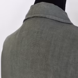 Lång skjortklänning med fickor KAKI