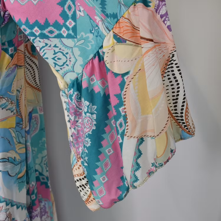 Klänning Plus Size Mönstrad TIFFANY