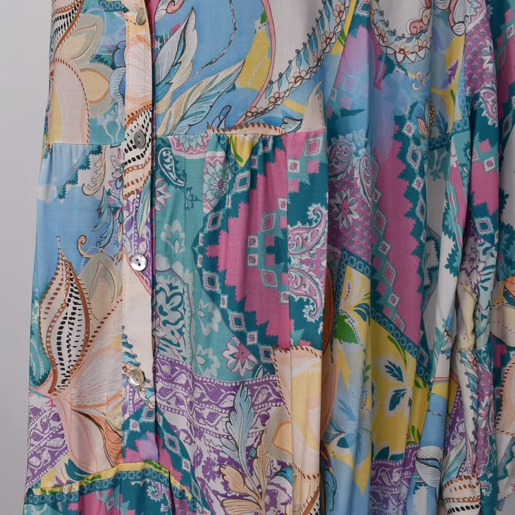 Klänning Plus Size Mönstrad TIFFANY