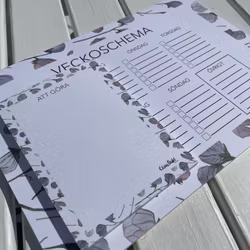 Anteckningsblock To do list Luktärt Magnet - Elina Dahl