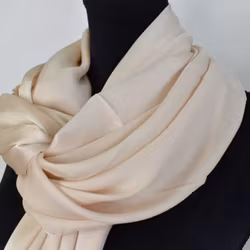 Sjal Silkesmix BEIGE