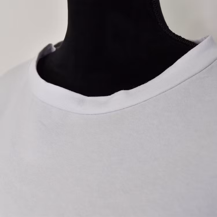 Lång T-shirt Over Sized VIT