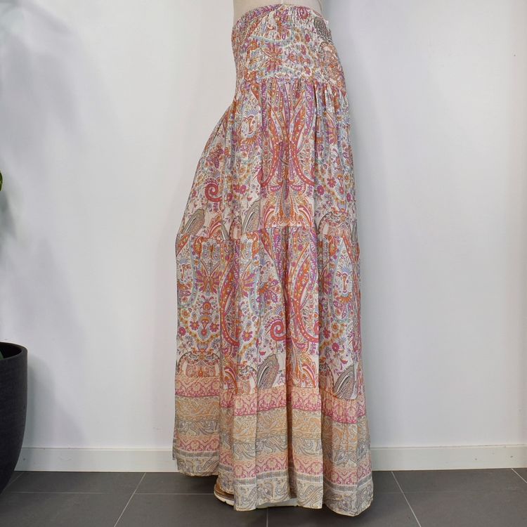 Volangkjol Princess Mönstrad BEIGE - Marta du Chateau