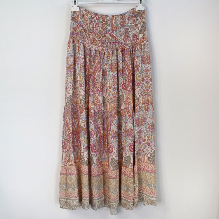 Volangkjol Princess Mönstrad BEIGE - Marta du Chateau