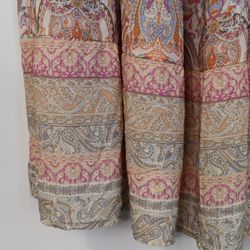 Volangkjol Princess Mönstrad BEIGE - Marta du Chateau