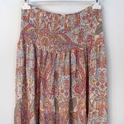 Volangkjol Princess Mönstrad BEIGE - Marta du Chateau