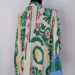 Klänning Mönstrad GRÖN