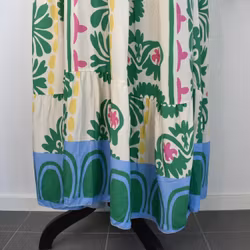 Klänning Mönstrad GRÖN