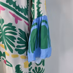 Klänning Mönstrad GRÖN