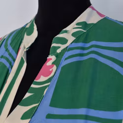 Klänning Mönstrad GRÖN