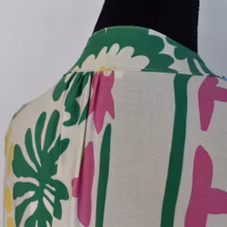 Klänning Mönstrad GRÖN